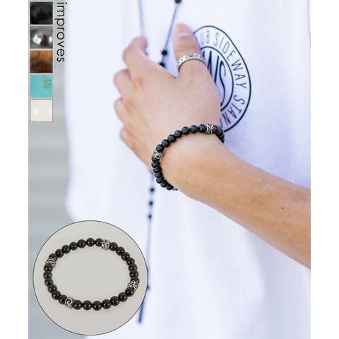 improves（インプローブス） | ブレスレット メンズ ビーズ 数珠 大人カジュアル アメカジ カジュアル ストリート 古着MIX 韓国ファッション