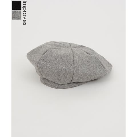 improves（インプローブス） | ベレー帽 メンズ  ウール混 帽子 セレクト トラディショナル 大人カジュアル 英国 キレイめ シンプル ベーシック アメカジ 古着MIX 韓国ファッション