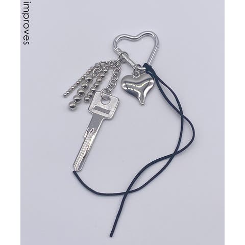 improves（インプローブス） | キーホルダー メンズ レディース 2連ハート ストリート カジュアル 古着MIX 韓国ファッション