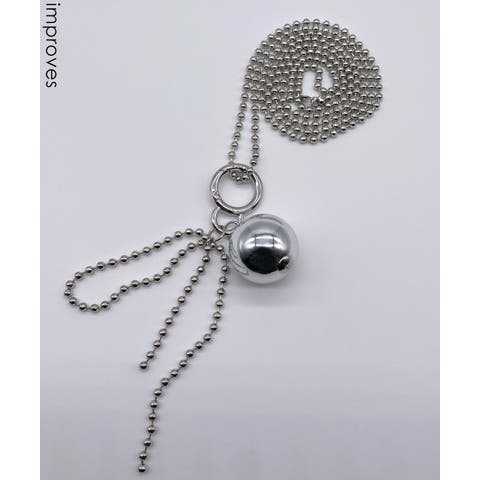 improves（インプローブス） | キーホルダー メンズ レディース ロングチェーン メタル ボール ストリート カジュアル 古着MIX 韓国ファッション