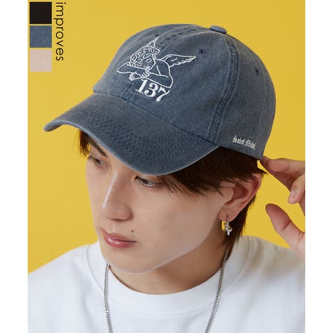 improves（インプローブス） | キャップ メンズ レディース 天使 刺繍 ツイル ストリート スケーター アメカジ 古着MIX 韓国ファッション Y2K
