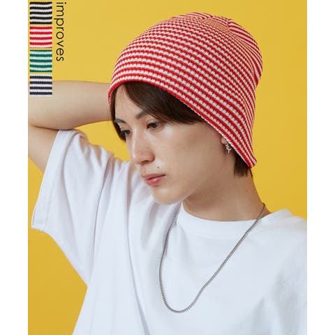 improves（インプローブス） | キャップ メンズ レディース ビーニー ニット ボーダー 帽子 ストリート スケーター アメカジ 古着MIX 韓国ファッション