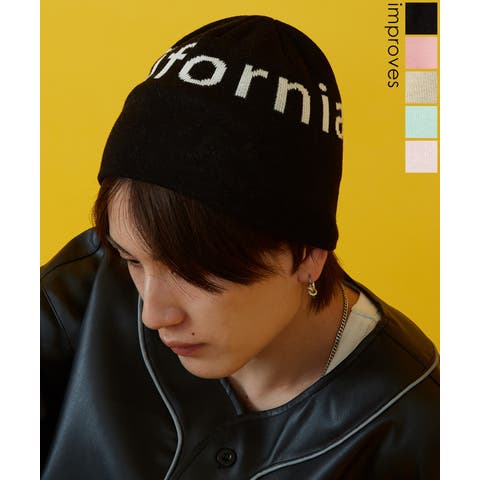 improves（インプローブス） | キャップ メンズ レディース ビーニー ニット 帽子 ロゴ ストリート スケーター アメカジ 古着MIX 韓国ファッション