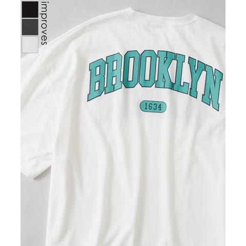 improves（インプローブス） | Tシャツ メンズ 半袖 カットソー カレッジロゴ プリント ビッグサイズ オーバーサイズ 古着MIX アメカジ ストリート カジュアル ストリート系 キレイめ 韓国ファッション 秋冬 秋 冬 秋物 冬物 春夏 春 春物 夏 夏物