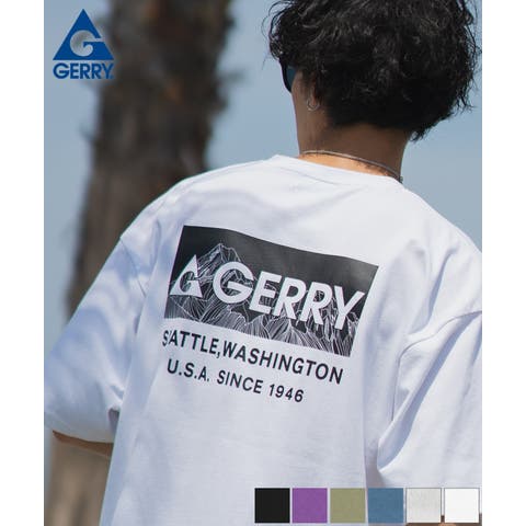 improves（インプローブス） | 半袖Tシャツ メンズ GERRY ジェリー 別注プリント カットソー バックプリント ワンポイントプリント アウトドア ストリート アメカジ