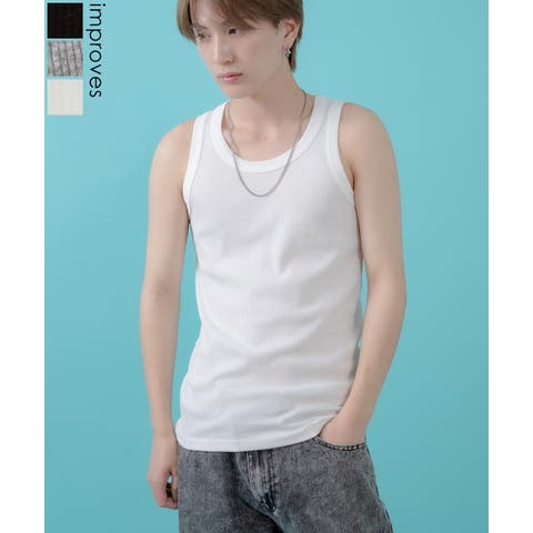 improves（インプローブス） | Tシャツ メンズ レディース ノースリーブ タンクトップ ロング カジュアル アメカジ ストリート スケーター 古着MIX 韓国ファッション