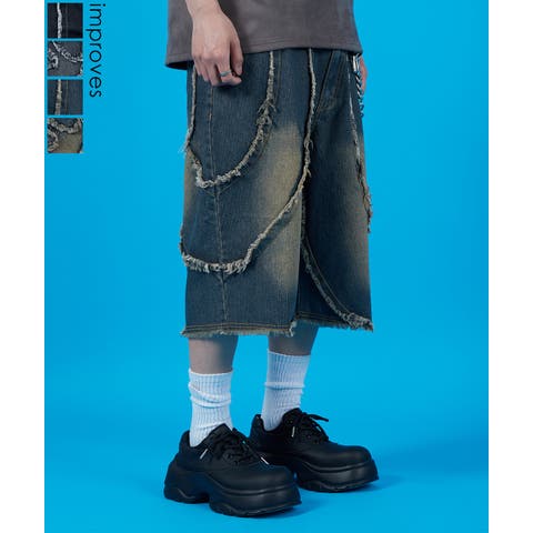 improves（インプローブス） | カーゴパンツ メンズ レディース バギー ショーツ デニム Tシャツ アメカジ カジュアル スケーター ストリート 古着MIX 韓国