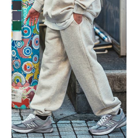 improves(インプローブス) | スウェットパンツ メンズ 13.4オンス ヘビーウエイト 裏毛 ジョガーパンツ スウェット スエット オーバーサイズ シンプル 古着MIX スポーティー アスレジャー ストリート系 キレイめ 韓国ファッション 秋冬 秋 冬 秋物 冬物