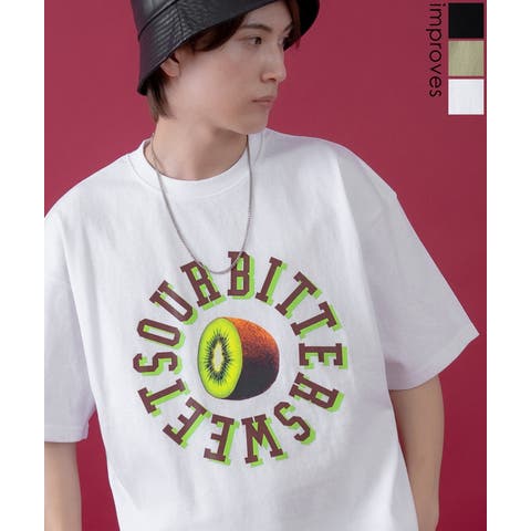 improves（インプローブス） | 半袖Tシャツ メンズ レディース オリジナルプリント グラフィック カットソー 大きめ アメカジ カジュアル スケーター ストリート 古着MIX 韓国ファッション