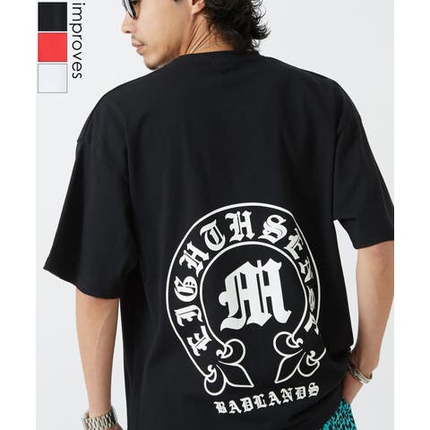 improves（インプローブス） | 半袖Tシャツ メンズ SIDEWAY STANCE サイドウェイスタンス オリジナルプリント アーチロゴ カットソー 大きめ アメカジ カジュアル スケーター ストリート