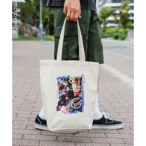 improves（インプローブス） | トートバッグ メンズ バック 通勤 通学 サブバック アート グラフィック 小物 プリント 刺しゅう スケーター ストリート アメカジ カジュアル 韓国 ストリート