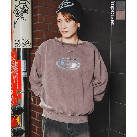 improves（インプローブス） | トレーナー メンズ SIDEWAY STANCE サイドウェイスタンス スウェット ケミカル プルオーバー ストリート カジュアル 韓国