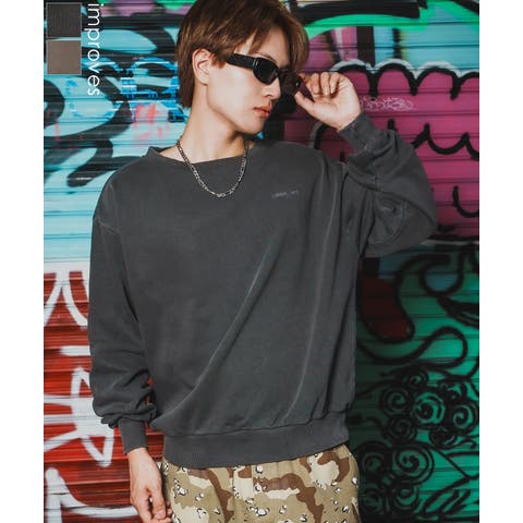 improves（インプローブス） | トレーナー メンズ SIDEWAY STANCE サイドウェイスタンス スウェット ピグメント プルオーバー ストリート カジュアル 韓国