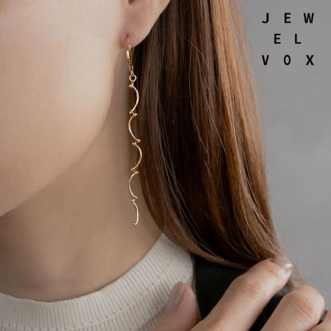 ✞【ウッドプレートのピアス】アレルギー対応 （金属アレルギー ピアス  