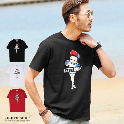 JIGGYS SHOP（ジギーズショップ） | Tシャツ メンズ 夏服◆天竺スケーターBETTY半袖Tシャツ◆