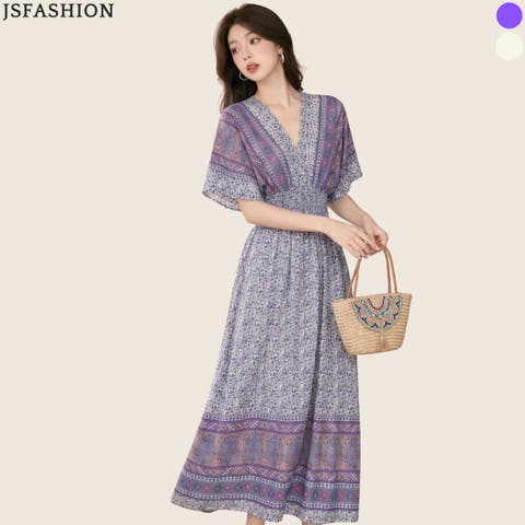 Vネックワンピース ｜レディース｜Shoplist