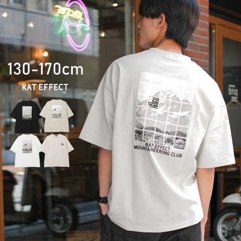 子ども服 SHUSHU（コドモフク） | CLIMBING転写BIG Tシャツ トップス 半袖 ゆったり 子供服 男の子 小学生 中学生 ファッション キッズ ジュニア 韓国 大人っぽい ダンス 130cm 140cm 150cm 160cm 170cm