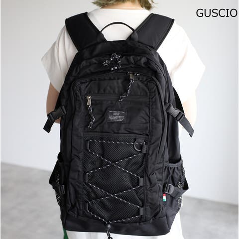 GUSCIO（グッシオ） | 大容量バックパック 軽量リュック/アウトドア/フェス/通勤通学/ユニセックスリュック LL　12-1001