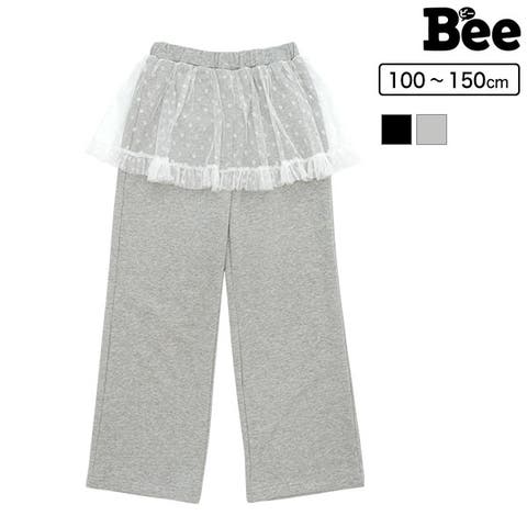 子供服Bee（コドモフクビー） | スウェットパンツ チュール フリル ドット ウエストゴム 無地 子供服 キッズ 女の子 春 夏 秋 冬 韓国子供服