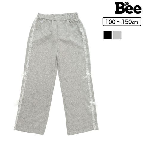 子供服Bee（コドモフクビー） | ラインパンツ レース リボン ウエストゴム 無地 子供服 キッズ 女の子 春 夏 秋 冬 韓国子供服