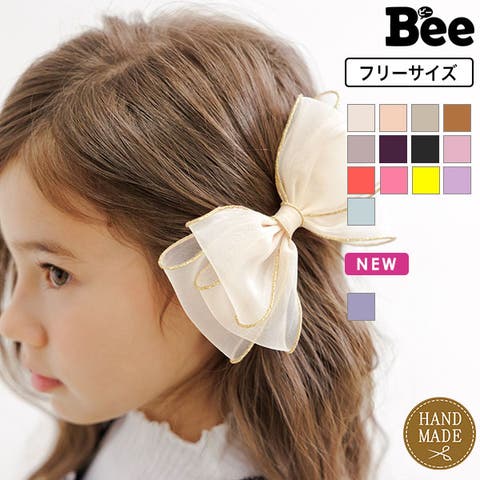 子供服Bee（コドモフクビー） | リボンヘアアクセサリー 子供服 キッズ 女の子 秋 冬 小物 韓国子供服
