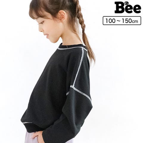 子供服Bee（コドモフクビー） | ステッチトレーナー 子供服 キッズ 女の子 男の子 春 秋 冬 韓国子供服