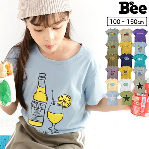 子供服Bee（コドモフクビー） | プリント半袖Tシャツ 子供服 キッズ 女の子 男の子 春 夏 秋 韓国子供服