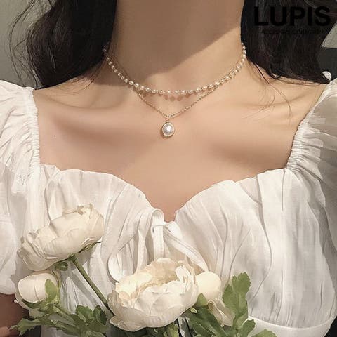 LUPIS（ルピス） | パール×チェーンチョーカー2連ネックレス