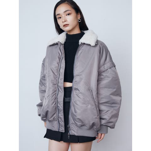スタンド2WAYダウンブルゾン[品番：MKSW0060796]｜EMODA（エモダ