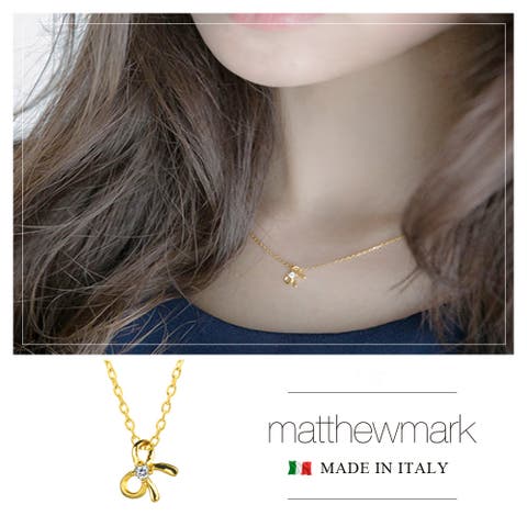 Matthewmark （マシューマーク） | 【ファインネックレス】 Ribbon Gold