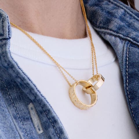 Melody　Accessory（メロディ） | ネックレス ハワイアンジュエリー  カジュアル ダブルリング レディース ハワイ 金属アレルギー対応 日本製 ブランド 人気 おしゃれ 