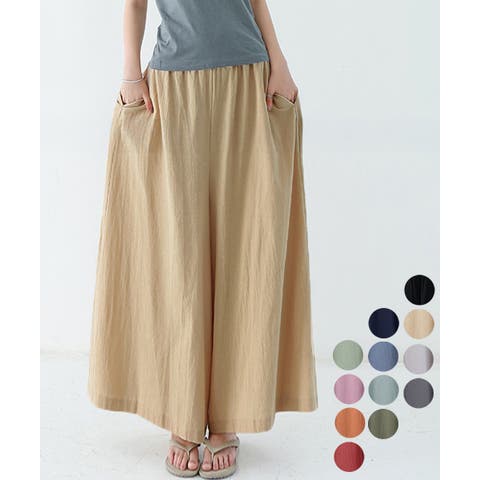 タイムセール ★martinique ガウチョパンツ クリーム色 サイズ1 ガウチョパンツ (レディース) - ファッション通販SHOPLIST