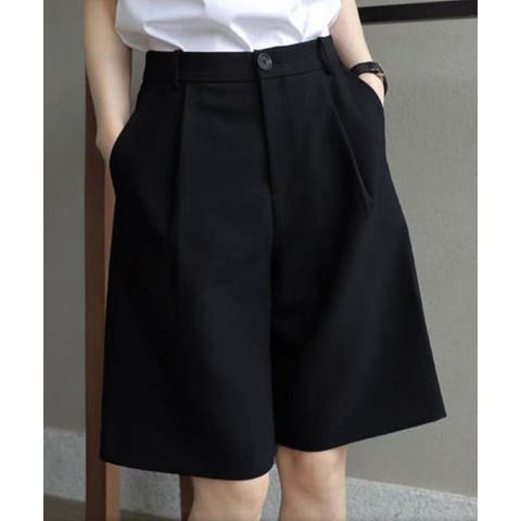 Miniministore（ミニミニストア） | タックショートパンツ ハイウエスト 美脚
