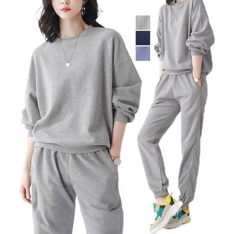 Miniministore（ミニミニストア） | ワッフルスウェットセットアップ 春秋長袖