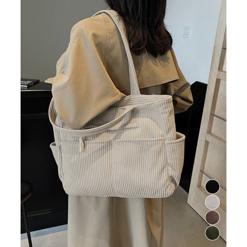 Miniministore（ミニミニストア） | コーデュロイ トートバッグ 大容量カバン
