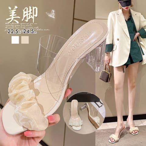 Miniministore（ミニミニストア） | クリアヒール サンダル スクエアトゥ 夏