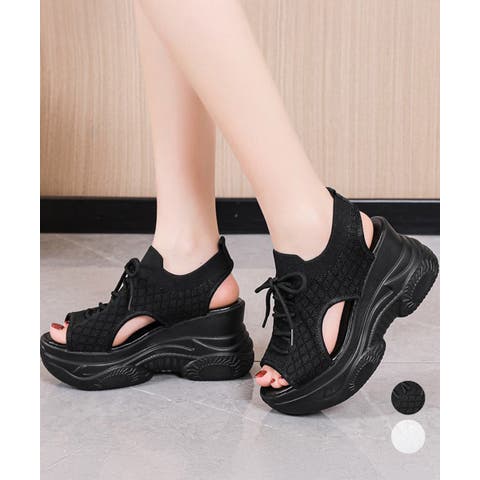 Miniministore（ミニミニストア） | 厚底ニットサンダル スポーツサンダル 夏