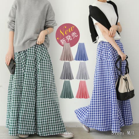 Miniministore（ミニミニストア） | ロングスカートレディースギンガムチェック