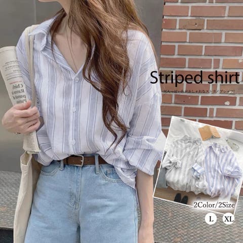 Miniministore（ミニミニストア） | ストライプシャツ レディース カジュアル
