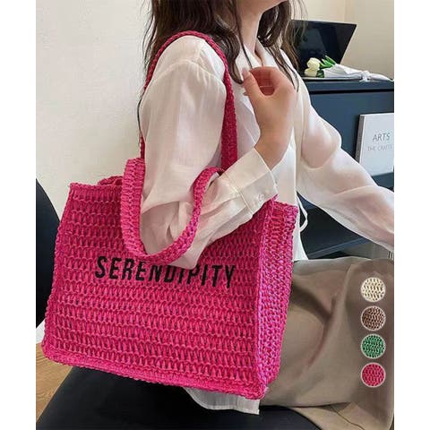 Miniministore（ミニミニストア） | ストローバッグ トート かごバッグ韓国風