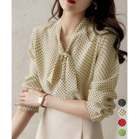 OBLI  オブリ　ドットブラウス 楽天市場】【SALE／43%OFF】【通勤】オーバルドットブラウス UNTITLED