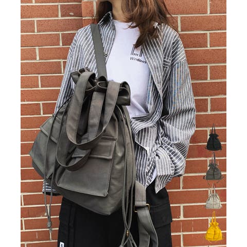 Miniministore（ミニミニストア） | 巾着風リュックサック 大容量バックパック