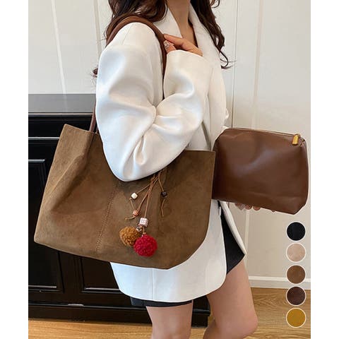 Miniministore（ミニミニストア） | スエード調 トートバッグ 2点セット上品