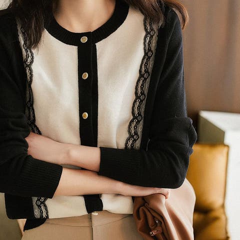 ミスウェディー（ミスウェディー） | カーディガン レディース ニット セーター フリル