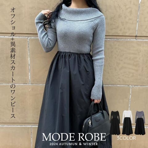 ジップフレア中綿ジャケット[品番：MDRW0004468]｜MODE ROBE