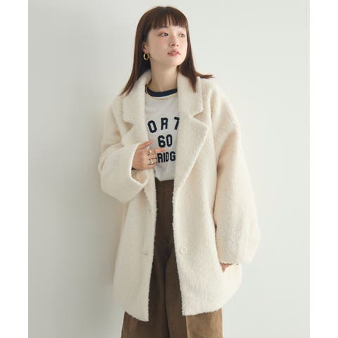 RETRO GIRL（レトロガール） | 【WEB限定】ループボアテーラードコート