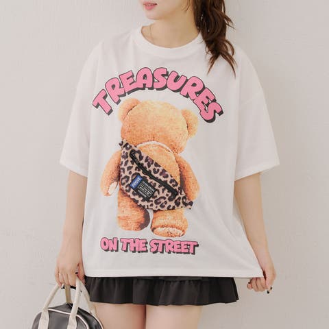 NICE CLAUP / OLIVE des OLIVE　OUTLET（ナイスクラップ） | くまﾎﾟｰﾁ付Tｼｬﾂ