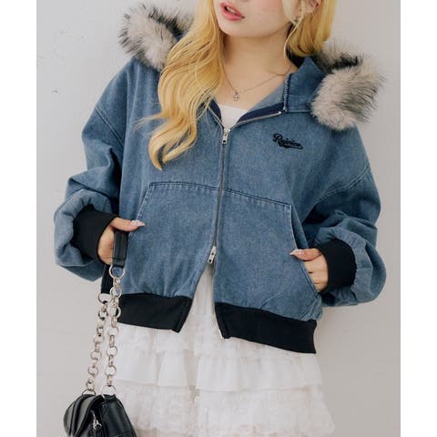 NICE CLAUP / OLIVE des OLIVE　OUTLET（ナイスクラップ） | ﾌｧｰ付ﾊﾟｰｶｰﾌﾞﾙｿﾞﾝ