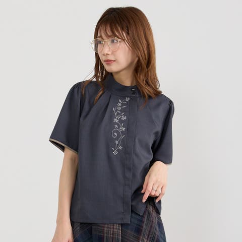 リボンブラウス トップス レディース 春 夏 レディース シャツ 半袖 五分袖 花柄 刺繍 リボン チュニックシャツ 韓国ファッション トップス チュニックブラウス 楽天市場】リボンブラウス トップス レディース 春 夏