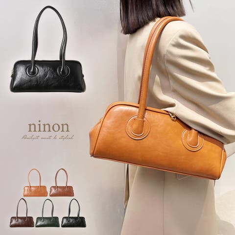 ninon（ニノン） | ハンドバッグ 小さめ レディース 黒 軽い 軽量 きれいめ ミニハンドバッグ 入学式 ミニ ボストンバッグ 旅行 おしゃれ 合皮 PUレザー 横型 ボストン バッグ ハンド バック 通勤 通学 サブバッグ カジュアル シンプル 大人 ペットボトル 肩掛け 卒業式 上品 かわいい 可愛い